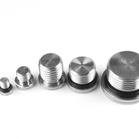 BSP en acier inoxydable, joint captif mâle, prise hexagonale creuse britannique