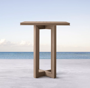 Outdoor Swimming Poolside Furniture 3pcs Teak Wood <strong>bar</strong> <strong>Table</strong> <strong>and</strong> <strong>Stools</strong> - Product Image 5
