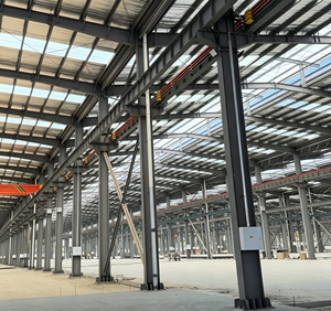 Estructura Metálica Prefabricada de Acero Ligero, Almacenes de Acero Prefabricados de Alta Calidad, Kits de Construcción de Talleres Industriales - Product Image 6