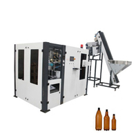 Machine de fabrication de bouteilles à commande PLC longue durée de vie pour bouteilles de 200 ml, 500 ml, 1 L, 1,5 L, 2 L en plastique pour boissons, haute précision