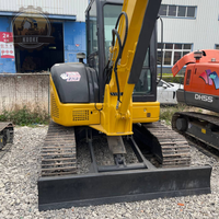 Zuverlässiger Gebrauchter Komatsu PC55MR Mini-Bagger 5 Tonnen Raupenbagger Original Japan Erdbewegungsmaschine Schnelle Lieferung