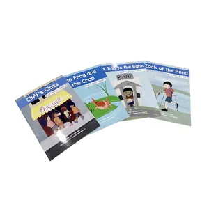 Kualitas tinggi Tiongkok sampul lembut warna penuh cetak buku anak-anak halaman kustom A5 sampul buku brosur murah cetak