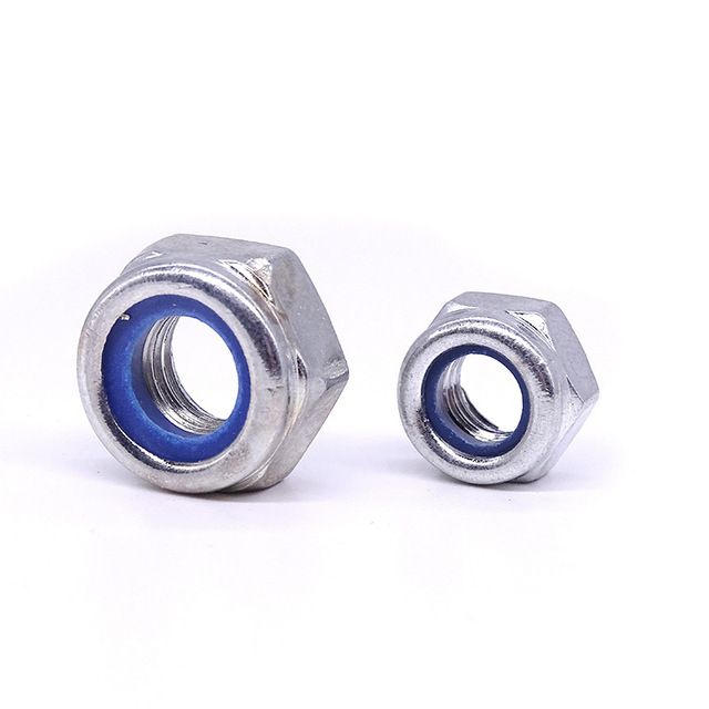 M27 Carbon Steel Nyloc Lock Nut Zinc Plated Finish