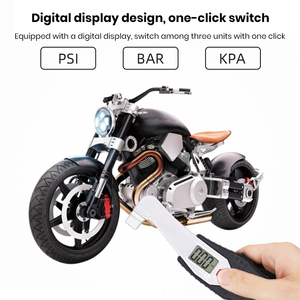 Manomètre numérique portable pour pneus avec écran LCD et rétroéclairage pour voiture, SUV, moto - Product Image 5