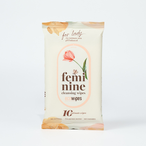 Toallitas Húmedas Ecológicas para Higiene Femenina, 10 Unidades, Tamaño Viaje, Toallitas de Limpieza Suaves Desechables para Cuidado Personal, Uso Diario - Product Image 1