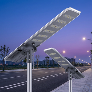 2026 New Design IP66 <b>LED</b> Outdoor 80W 100W Solar Street <b>Lights</b> All in One Design <b>with</b> 120W Lithium Battery System - Product Image 1