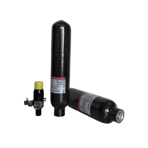Bombola d'aria ad alta pressione Alsafe 0.35L 300bar in alluminio, diametro esterno 61.5mm, 0.41kg per altro - Product Image 2