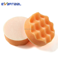 EVERTOOL Soins automobiles Tampons de polissage en mousse à tête composite de 75 mm (3 pouces) à ajustement rapide, idéaux pour la correction de la peinture sur de petites surfaces