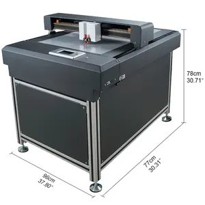 2022 PT4560 Halbautomat isch Bester Preis Plotter Schneid karton Stanz maschine Fatbed Plotter Schneide maschine