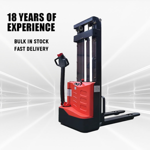 Apilador Eléctrico de 2 Toneladas con Batería de Iones de Litio, Marca XINGJI, Autocargable, con Ruedas de Poliuretano/Sólidas, Batería de 24V 60AH - Product Image 1