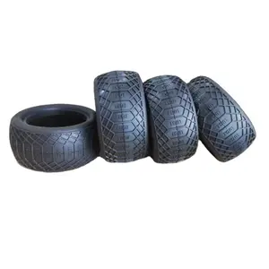1/10 Scale RC Rubber Tires W/ Hex 12mm Wheels Rims For RC On-Road Buggy Car