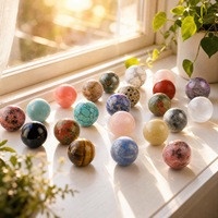 Nouvelle boule de cristal en pierre précieuse naturelle, pièce unique pour la décoration intérieure, la production de bijoux de guérison en cristal