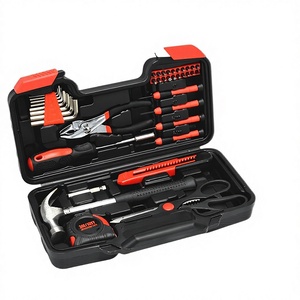 39 Piece <strong>Pink</strong> <strong>Tool</strong> <strong>Kit</strong> for Women Ladies Household Hand <strong>Tool</strong> Set with Case Essential Home Repair <strong>Tools</strong> for Girls Apartment DIY - Product Image 2