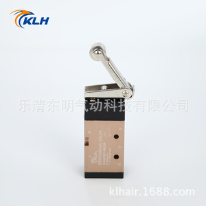 วาล์วเครื่องกล Klh Mv-09 วาล์วนิวเมติกแบบแมนนวล 2 5 ทางสำหรับใช้ในอุตสาหกรรม - Product Image 1