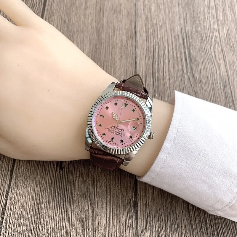 Log the same classic fashion quartz men's and women's leisure waterproof watch