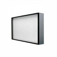 Ukuran Khusus Efisiensi Hepa 99,99%, Filter Hepa Bahan Fiberglass Kelas H13 H14 untuk Laminar Air Flow Hood