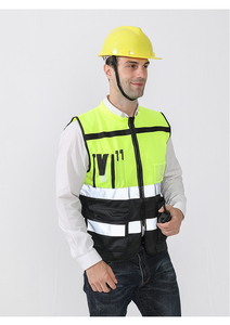 Gilet de sécurité réfléchissant haute visibilité en tissu durable de qualité supérieure vêtements réfléchissants de sécurité gilets réfléchissants imperméables - Product Image 4