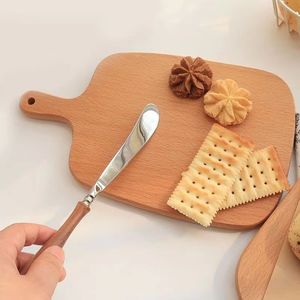 Planche à découper en bois rectangulaire avec poignée pour pain, pizza, fruits, usage domestique - Product Image 3