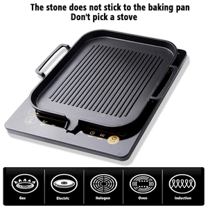 Parrilla antiadherente para <span class=keywords><strong>barbacoa</strong></span>, parrilla eléctrica rectangular para fiesta familiar, venta al por mayor - Product Image 4