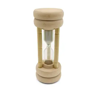 1-3-5 Minute Sand Hourglass Timer Wood Frame Mini Sand Clock Timer