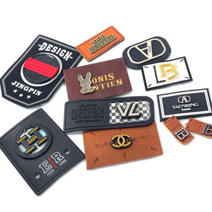 أريكة مخصصة جينز نحاس بولي يوريثان نقشة جلد الغزال الأزرق البحري 2 بوصة شعار قبعة علامة لصقة جلدية لأريكة الحيوانات الأليفة - Product Image 6