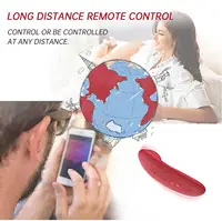 Vibrador de Panty portátil con aplicación remota, Mini vibrador pequeño, impermeable, estimulador Invisible del clítoris, Juguetes sexuales