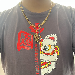 Yunnique – collier avec pendentif aigle en acier inoxydable, unisexe, rétro, bijoux à breloques en forme d'animal, 120225 - Product Image 4