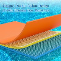 Tapis d'eau flottant XPE mousse nénuphar piscine plage océan lac adultes enfants animaux de compagnie
