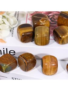 Piedra Ojo de Tigre de 18-20mm 2-3 Piedra Cristal Mineral Espécimen Pulido Curado Equilibrio Energético - Product Image 3