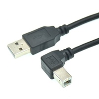 Câble d'imprimante USB 2.0 mâle vers Type B coudé à gauche/droite
