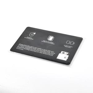 13,56 Mhz OEM Trending Safety Gadgets RFID Bloqueo Titular <span class=keywords><strong>de</strong></span> la tarjeta Anti Scan Business Card Información - Product Image 1