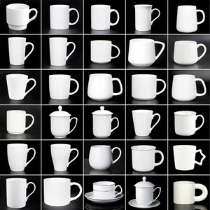 Tasses à café en céramique blanches de 12 oz de haute qualité pour sublimation, personnalisables et colorées, pour impression, <span class=keywords><strong>prix</strong></span> d'usine - Product Image 3