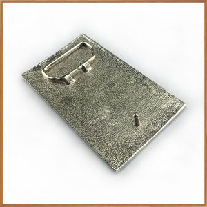 Boucle <span class=keywords><strong>de</strong></span> ceinture rétro rectangulaire en alliage <span class=keywords><strong>de</strong></span> <span class=keywords><strong>zinc</strong></span> avec grenade à main pour ceinture - Product Image 5