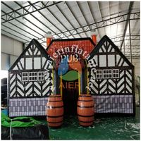 Tenda Bar Pub Tiup PVC Komersial, Inflatable untuk Iklan, Bar Portabel untuk Acara Pesta Festival Bir, Sewa, Buatan Cina