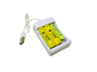 Pengisi Daya Baterai NiCd USB 3 Slot Grosir 1.2V Universal AA AAA untuk Mainan Remote Control
