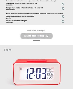 Mini reloj electrónico Simple New Kids Student Reloj despertador de noche Reloj inteligente de <span class=keywords><strong>moda</strong></span> compacto - Product Image 6