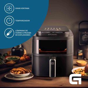 Friteuse à air Grunkel 6L 1400W avec commande tactile numérique et panier antiadhésif pour une cuisine saine - Product Image 4