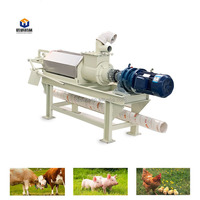 Séparateur solide-liquide d'extrusion automatique de fumier de volaille de poulet de bouse de vache de canard