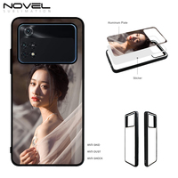 Penjualan Langsung Pabrik! Casing HP Sublimasi Kosong 2D TPU dengan Lembaran Aluminium untuk Redmi POCO M4 Pro 4G Poco X3 M3 K50 10A 10C
