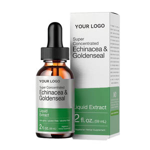 Gotas de hierbas líquidas de Echinacea Goldenseal súper concentradas para fabricantes de suplementos de hierbas con fórmula de alta potencia - Product Image 1
