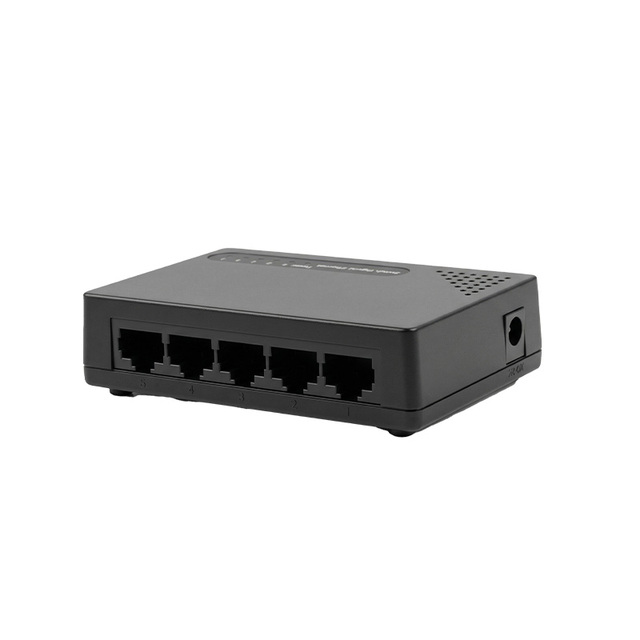 Industrial Ethernet Switch 5 Port 1000Mbps Gigabit RJ45 LAN Hub OEM ODM Durable Wired Network Hardware Gigabit Ethernet Switch