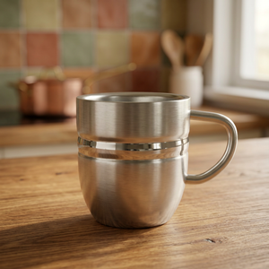 Stainless Steel Double Wall Vacuum <b>Insulated</b> Tumbler <b>Mug</b> for Travel Minimalist Design 12-24 Hour Thermal Retention - Product Image 2