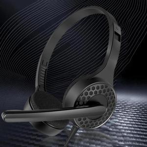 Auriculares con cable y micrófono de 3,5mm, auriculares con reducción de ruido, almohadillas suaves acolchadas, universales para ordenador y teléfonos móviles - Product Image 2