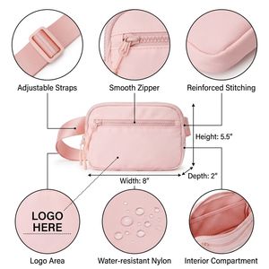 Proveedor Mayorista de Riñoneras Mini Unisex Personalizadas con Correa Ajustable, Riñonera Pequeña para Entrenamiento, Correr, Senderismo, Estilo LULU - Product Image 2