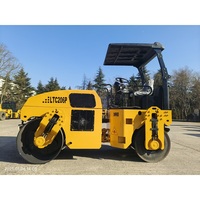 Compacteur à rouleaux combiné à pneus vibrants LUTONG chinois 6 tonnes LTC206P, prix de vente