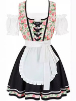 Costume de fête de carnaval adulte femmes nouveau Costume Oktoberfest robes de femme de chambre bière allemande filles tenue élégante Ecoparty