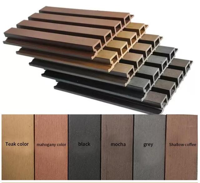 Modern High Quality Waterproof Exterior Decor WPC Fluted Wall Panel Wood Plastic Composite Cladding for Outdoor Quality Boards