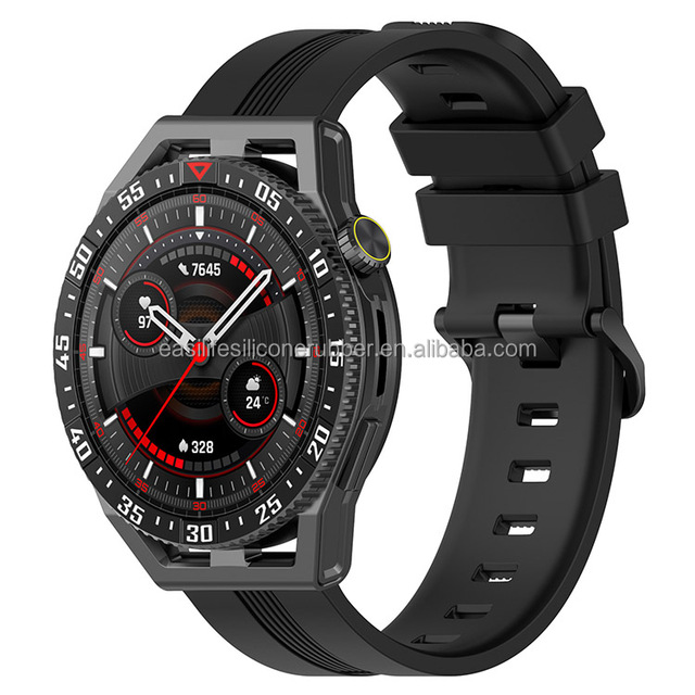 Wholesale Designer Ce Rohs Smart Watch Replacement Bands Man 20mm 22mm Fitness Smart Watch Sport Bracelet for Android Ios