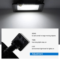 Projecteur LED étanche 220V 240V 10W 30W 50W projecteur extérieur PIR capteur de mouvement LED projecteur