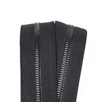 Vente en gros de fermeture à glissière métallique multicolore à bout ouvert 3 #40/50/60/70cm accessoires de vêtement de couture pour manteau vêtements-couture de vêtements à fermeture éclair
